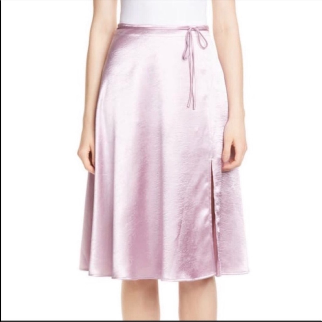Joie Alberic A-Line Satin Skirt In Fleur D-Isle Nwt